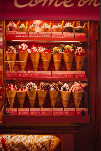 alpaca yarn skeins and small knitted swatches for farm shop display